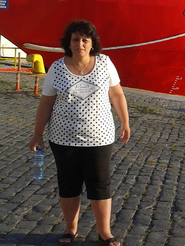 client 1 before diet with Fit Panther