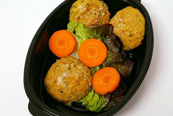 Вегетарианска порция от нахутени кюфтенца