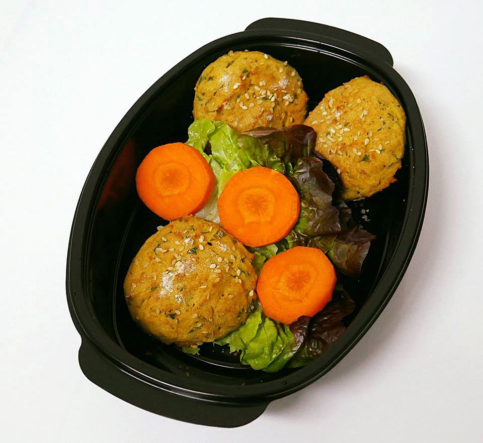 Вегетарианска порция от нахутени кюфтенца