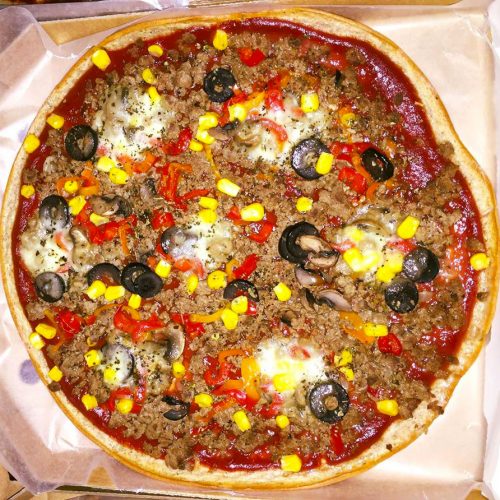 Пълнозърнеста пица без мая