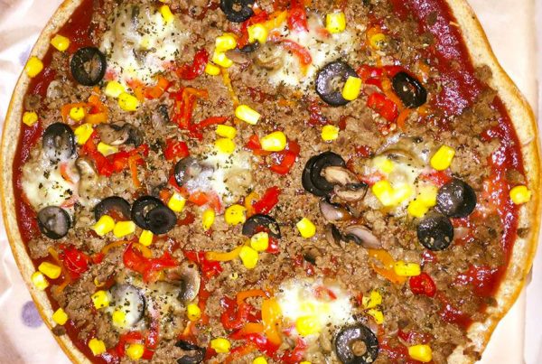 Пълнозърнеста пица без мая