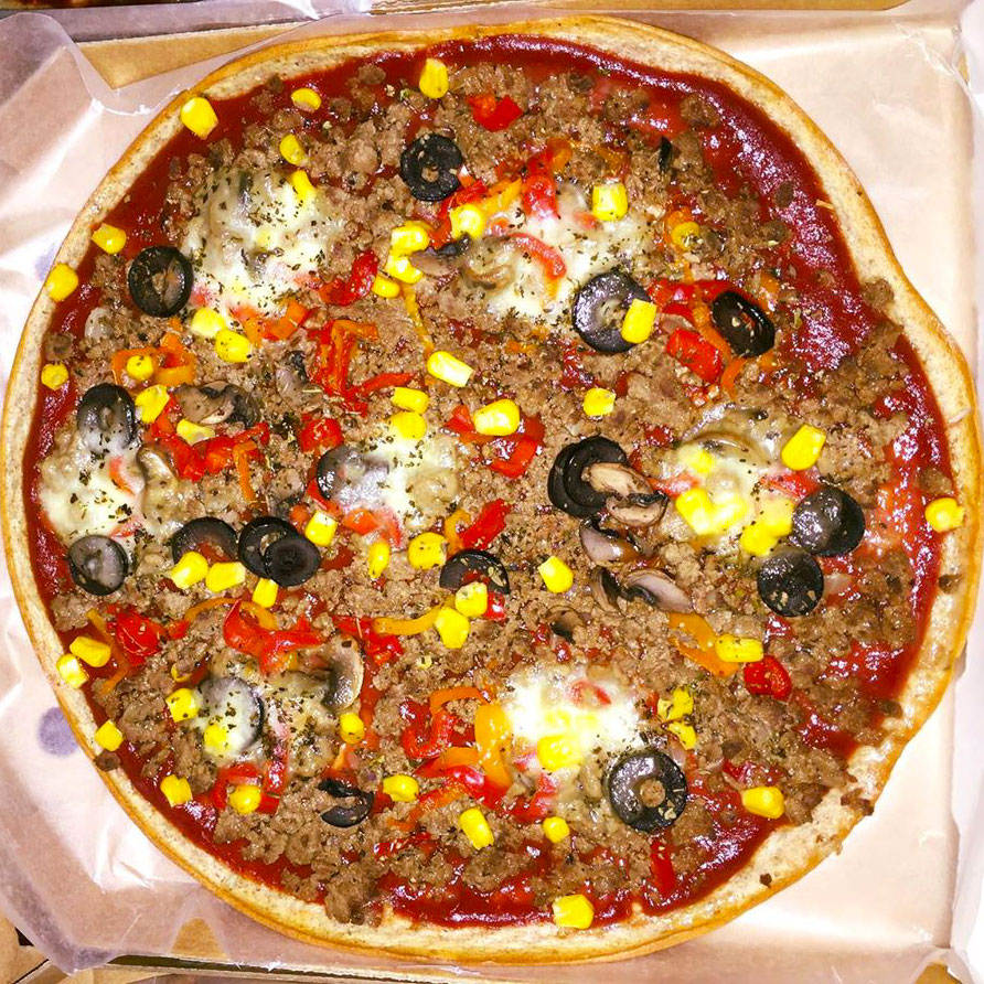 Пълнозърнеста пица без мая