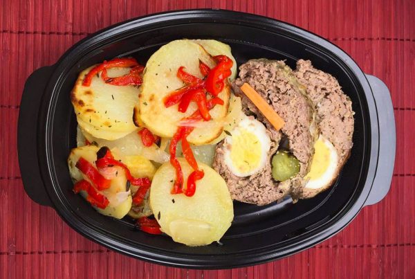 Руло Стефани с печени картофи на фурна