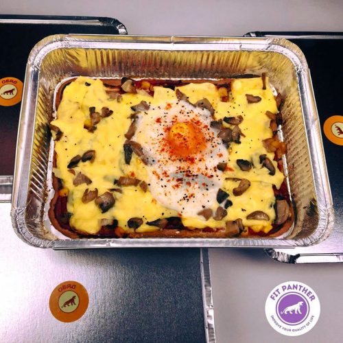 Вегетарианска пица от овесено брашно с БИО доматена салца