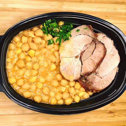 Пуешко роле с нахут