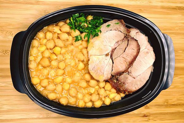 Пуешко роле с нахут