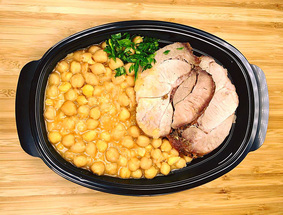 Пуешко роле с нахут