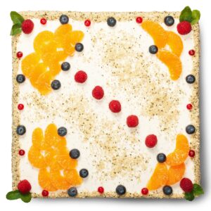 Класическа пандишпанова торта с млечно маслен крем - снимка 1