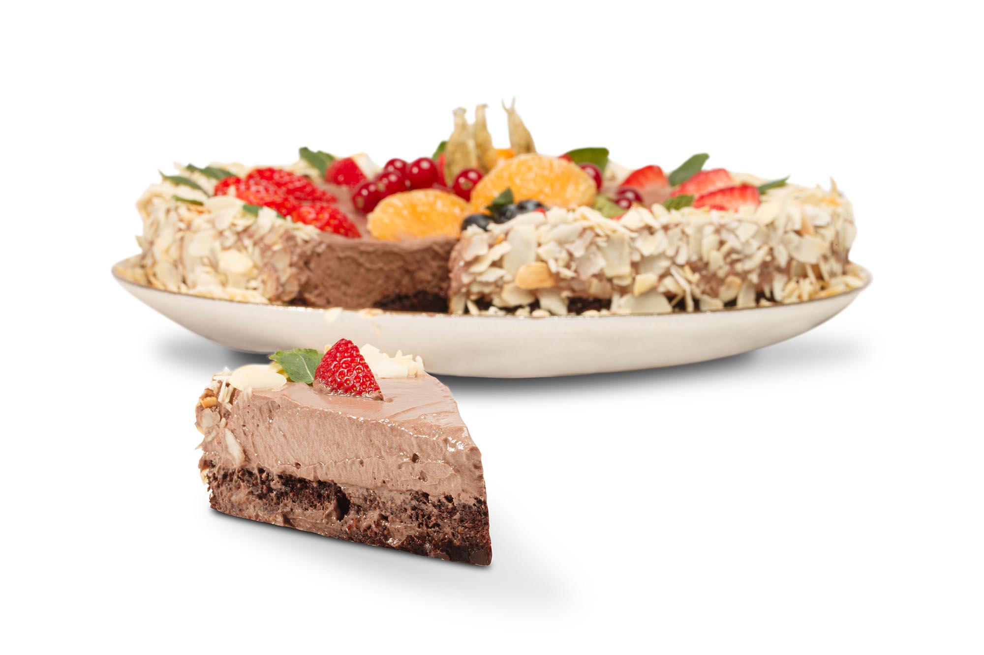 Веган шоколадова торта с оризова сметана - снимка 2