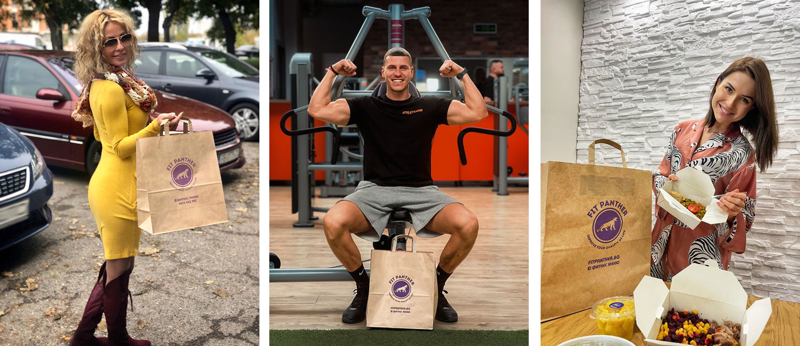 здравословен режим - хора клиенти на кухня fit panther