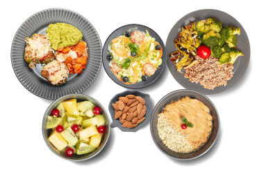 веган меню от кухня fit panther - снимка без фон