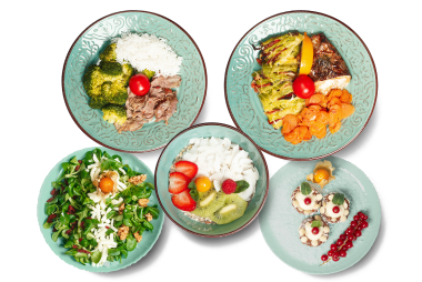 балансирано меню от кухня fit panther - снимка без фон