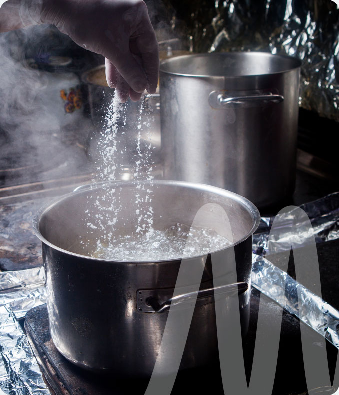 готвене със сребърна вода в кухня fit panther