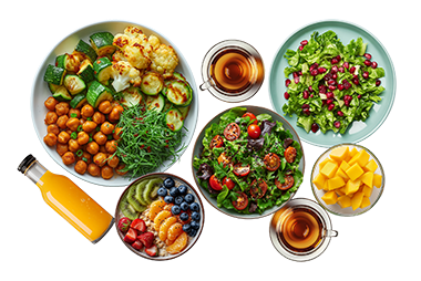 детокс меню от кухня fit panther - снимка без фон