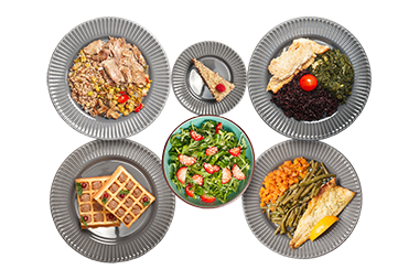 високо протеиново меню от кухня fit panther - снимка без фон