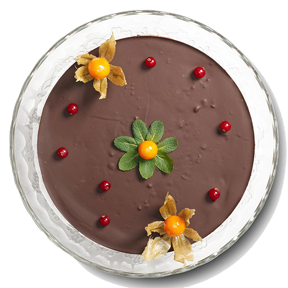 кето бутикова боровинкова торта с желе - изображение без фон