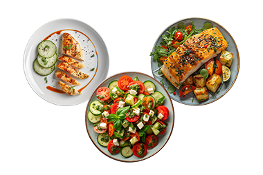 Кето обяд и вечеря меню от кухня fit panther - снимка без фон