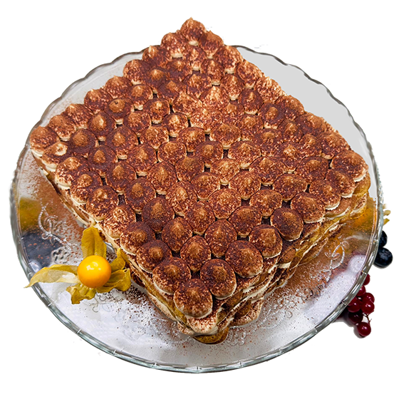 кето тирамису с бадемови бишкоти от кухня fit panther