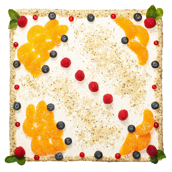 класическа пандишпанова бутикова торта с млечно маслен крем от fit panther