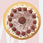 кето бутикова шоколадова торта пантера с касис от fit panther