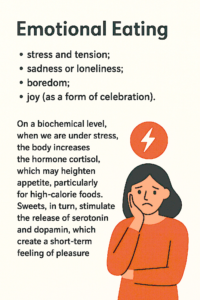 emotional eating infographic