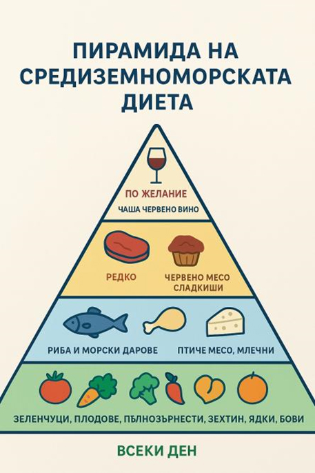 пирамида на средиземноморската диета